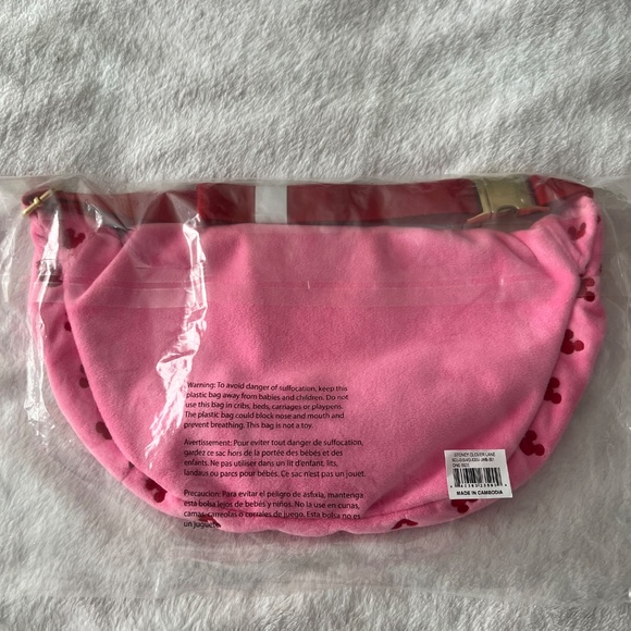 Stoney clover lane Mickey pink and red jumbo fanny  NWT - Picture 2 of 2